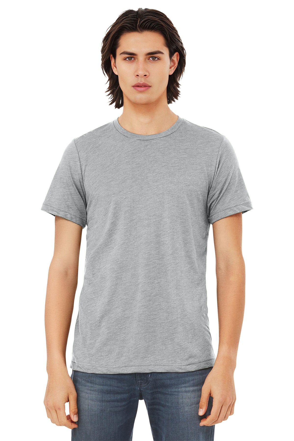 Bella+Canvas 3413 Triblend T-Shirt - Athletic Grey Triblend