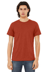 Bella+Canvas 3413 Triblend T-Shirt - Brick Triblend
