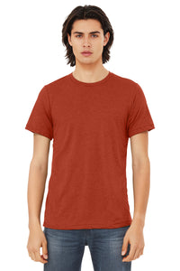 Bella+Canvas 3413 Triblend T-Shirt - Brick Triblend