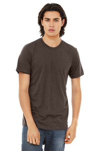 Bella+Canvas 3413 Triblend T-Shirt - Brown Triblend