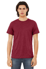 Bella+Canvas 3413 Triblend T-Shirt - Cardinal Triblend