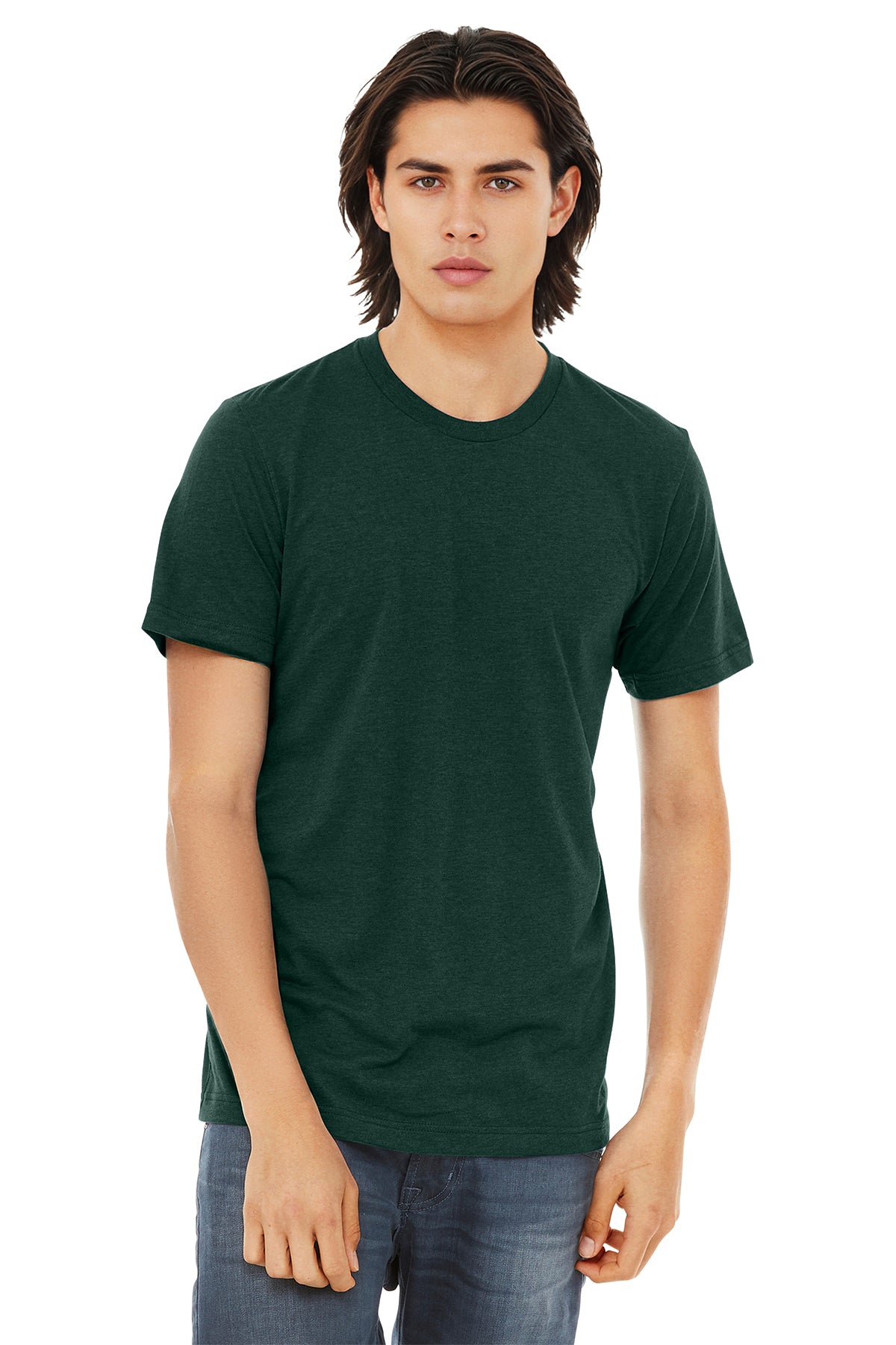 Bella+Canvas 3413 Triblend T-Shirt - Emerald Triblend