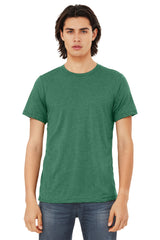 Bella+Canvas 3413 Triblend T-Shirt - Grass Green Triblend