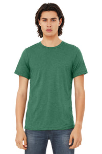 Bella+Canvas 3413 Triblend T-Shirt - Grass Green Triblend