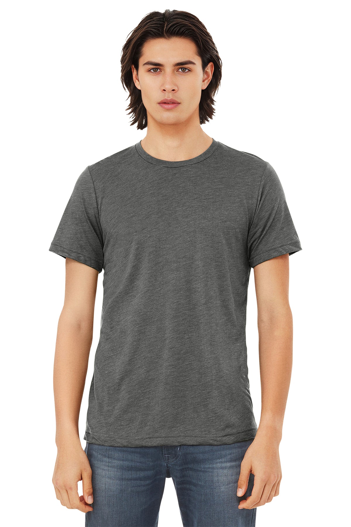 Bella+Canvas 3413 Triblend T-Shirt - Grey Triblend