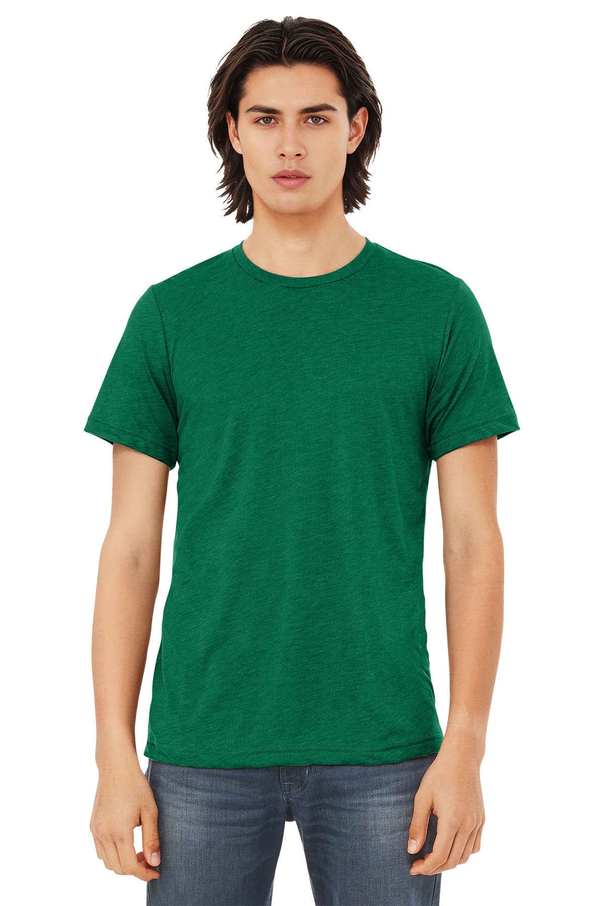 Bella+Canvas 3413 Triblend T-Shirt - Kelly Triblend