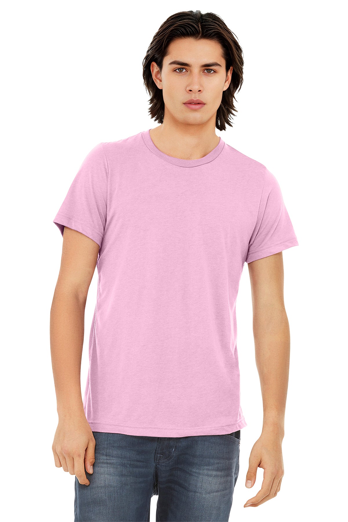 Bella+Canvas 3413 Triblend T-Shirt - Lilac Triblend