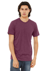 Bella+Canvas 3413 Triblend T-Shirt - Maroon Triblend