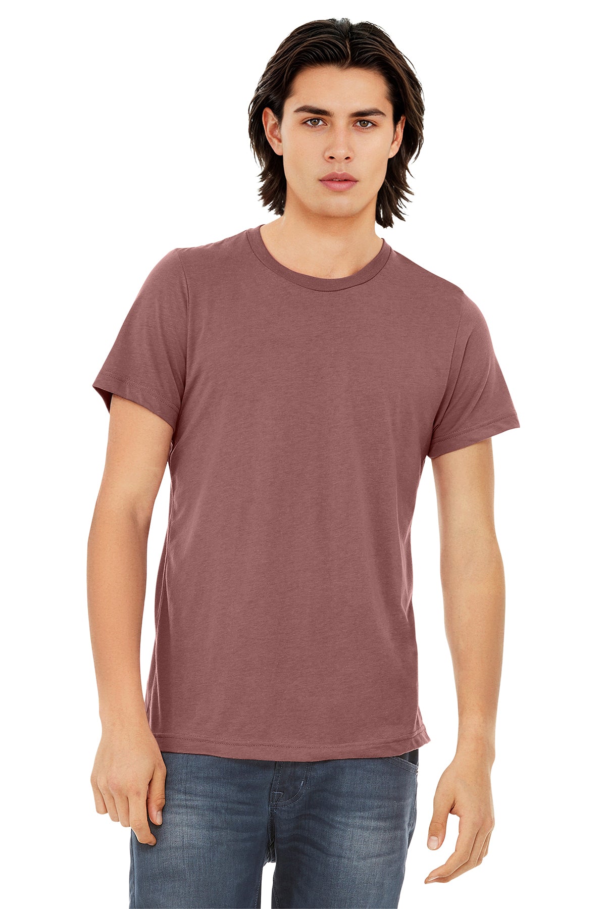 Bella+Canvas 3413 Triblend T-Shirt - Mauve Triblend