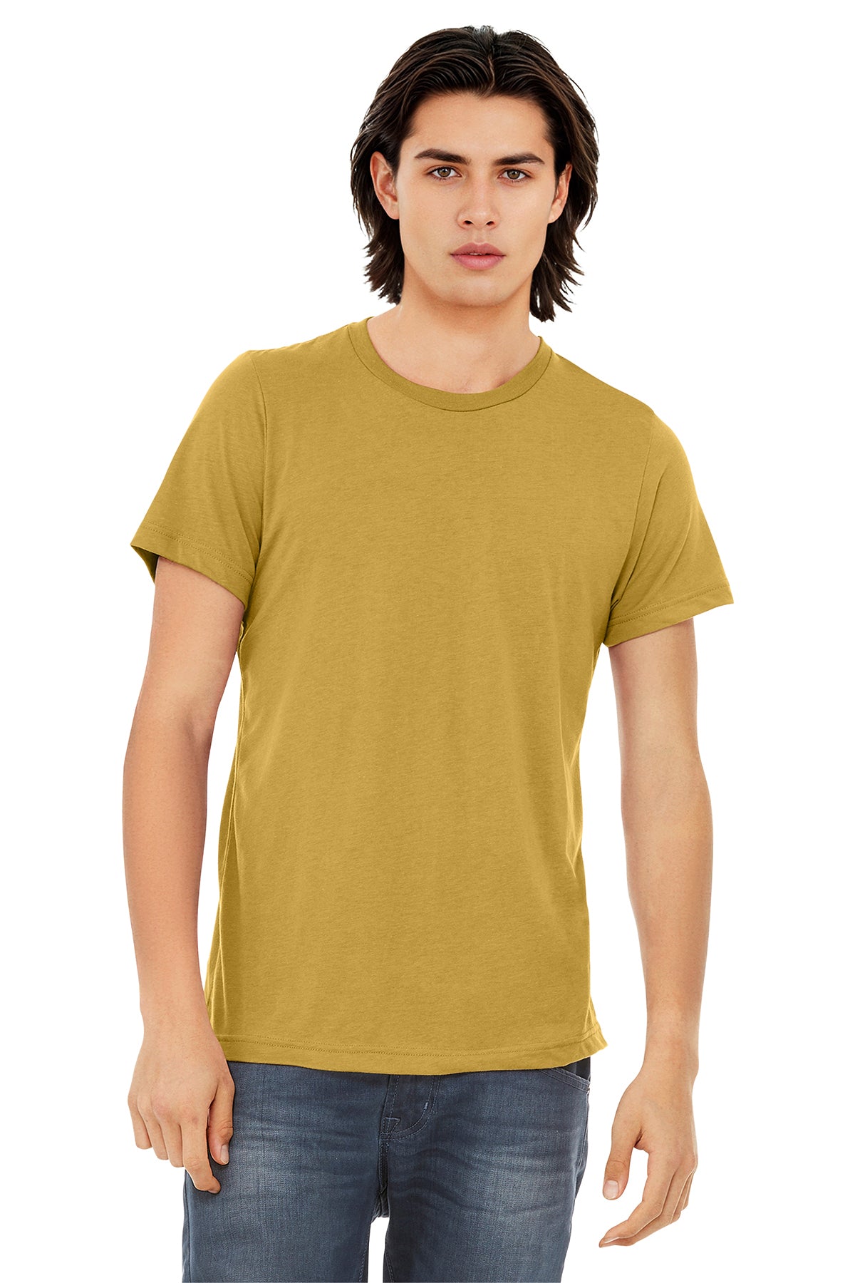 Bella+Canvas 3413 Triblend T-Shirt - Mustard Triblend