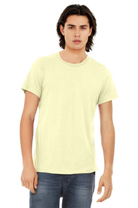 Bella+Canvas 3413 Triblend T-Shirt - Pale Yellow Triblend