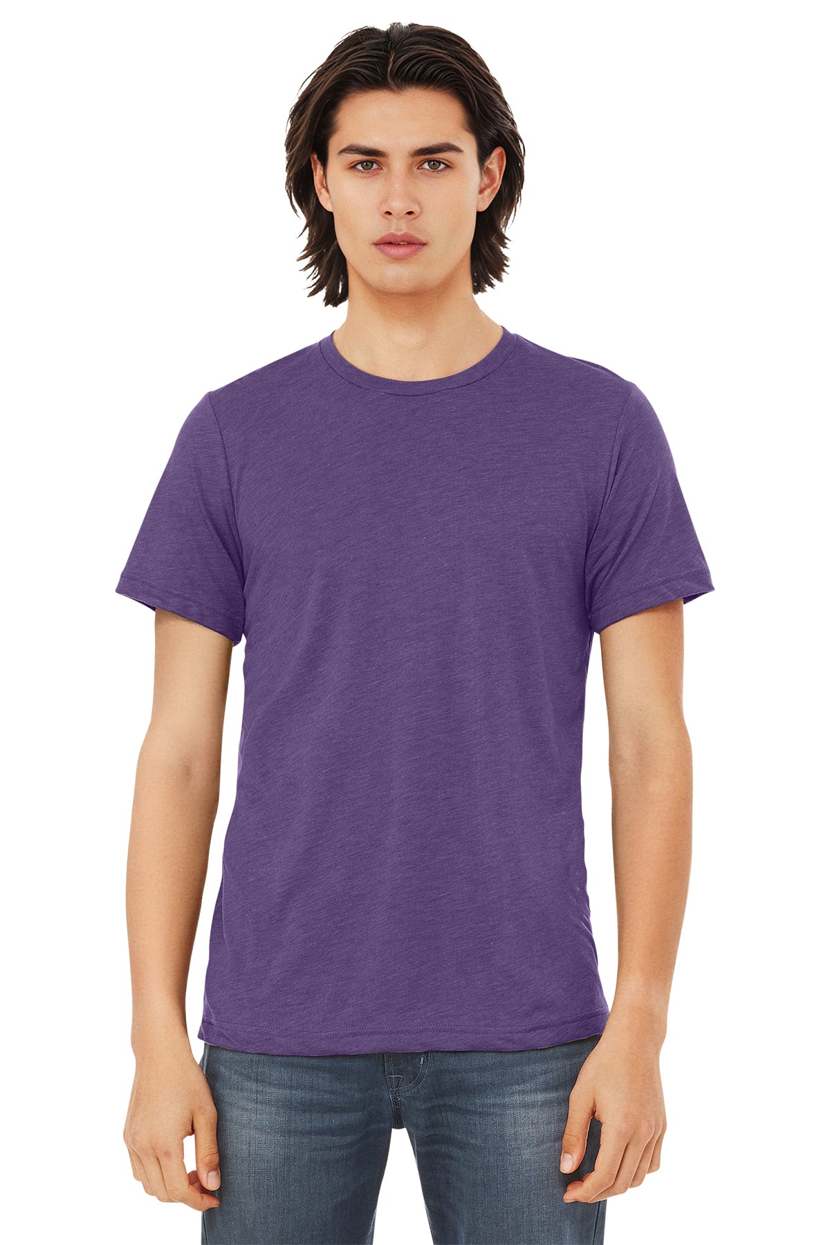 Bella+Canvas 3413 Triblend T-Shirt - Purple Triblend