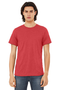 Bella+Canvas 3413 Triblend T-Shirt - Red Triblend