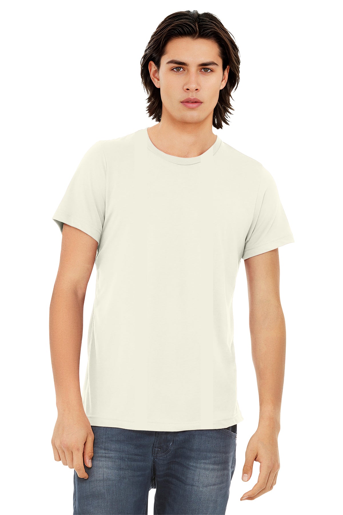Bella+Canvas 3413 Triblend T-Shirt - Solid Natural Triblend