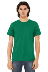 Bella+Canvas 3413 Triblend T-Shirt - Solid Kelly Triblend