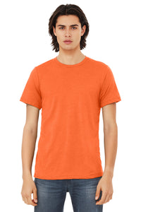Bella+Canvas 3413 Triblend T-Shirt - Solid Orange Triblend