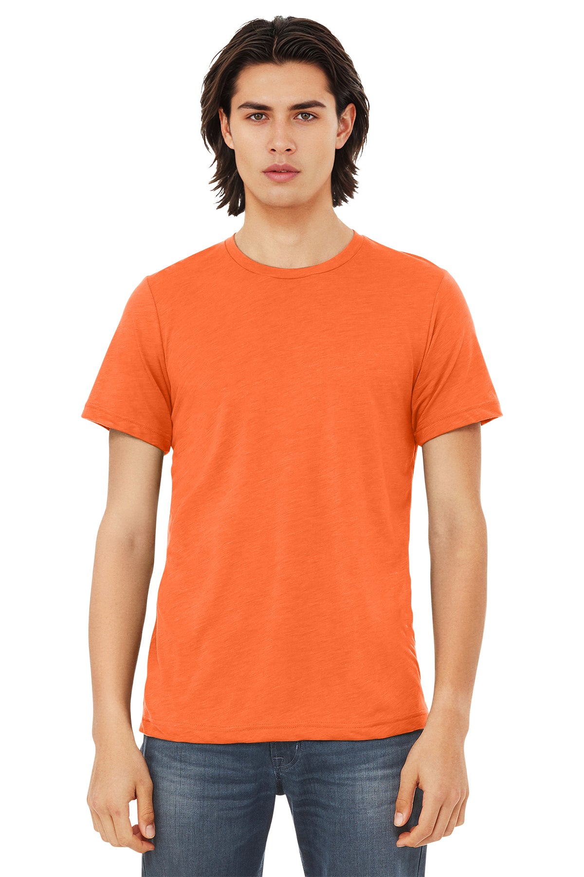 Bella+Canvas 3413 Triblend T-Shirt - Solid Orange Triblend