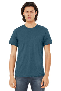 Bella+Canvas 3413 Triblend T-Shirt - Steel Blue Triblend