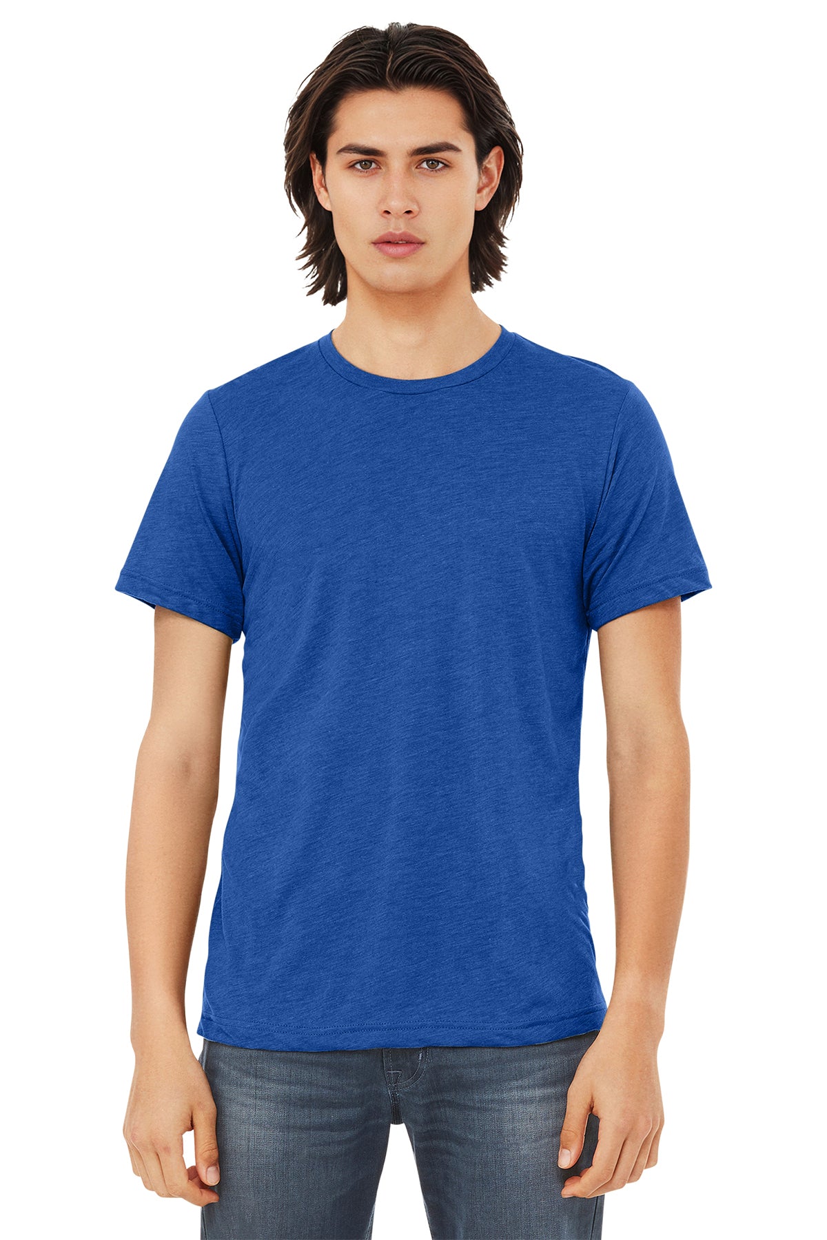 Bella+Canvas 3413 Triblend T-Shirt - True Royal Triblend