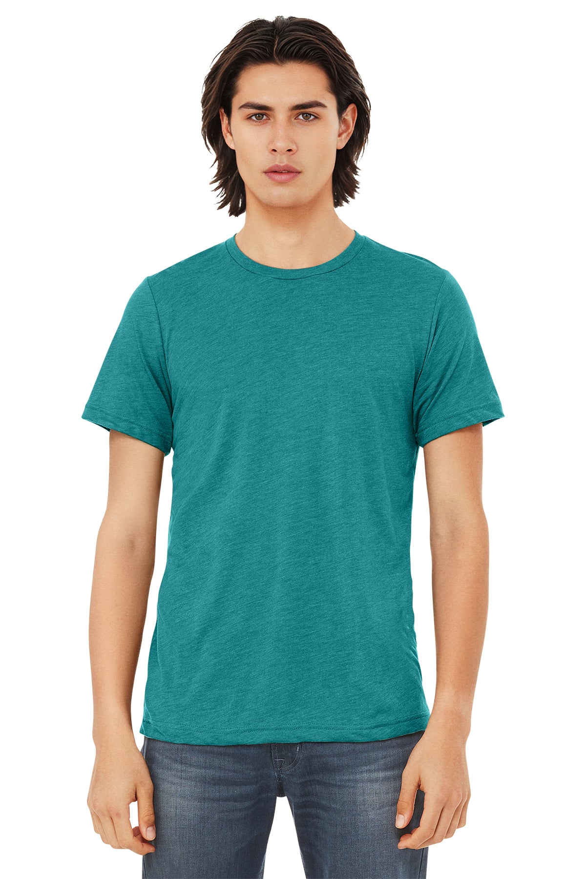 Bella+Canvas 3413 Triblend T-Shirt - Teal Triblend