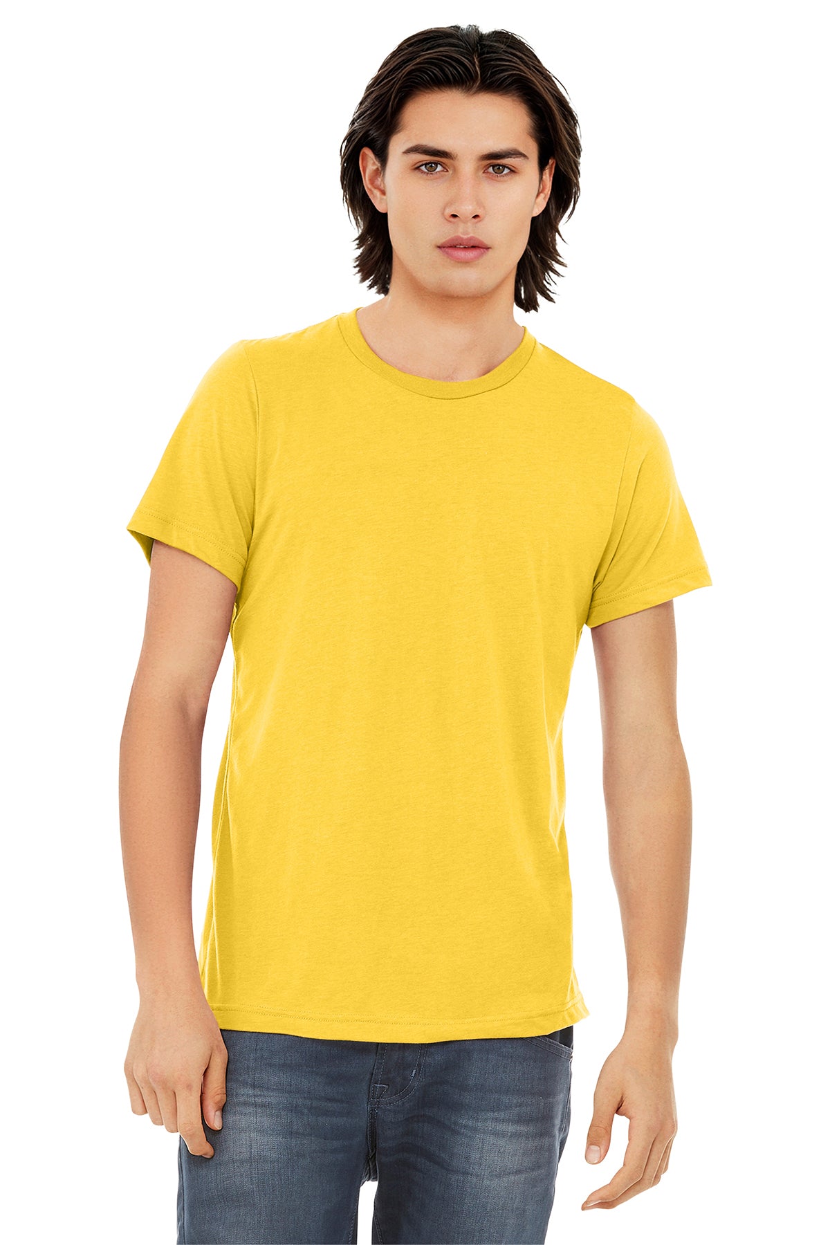 Bella+Canvas 3413 Triblend T-Shirt - Yellow Gold Triblend