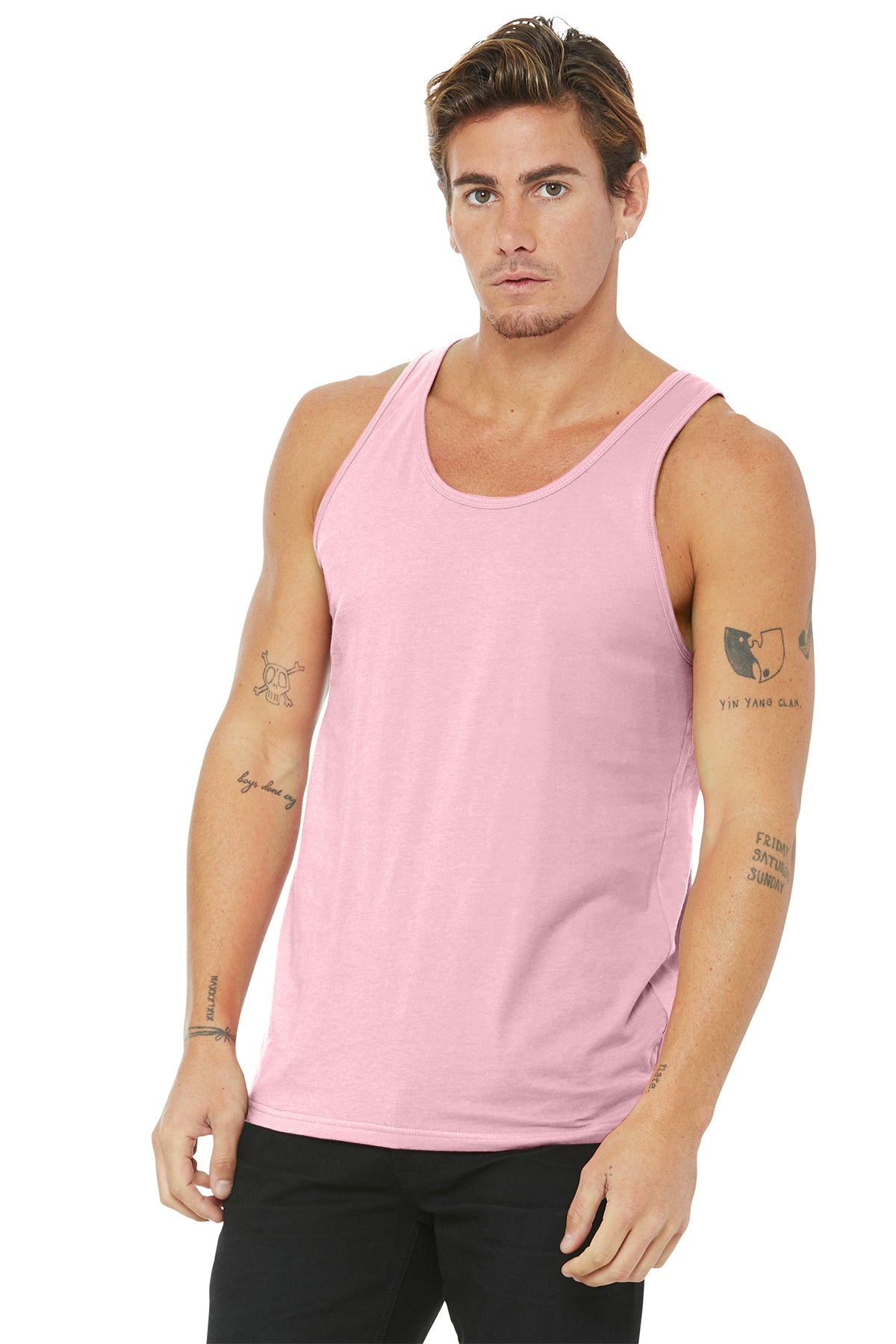 Bella+Canvas 3480 Unisex Jersey Tank - Pink