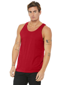 Bella+Canvas 3480 Unisex Jersey Tank - Red