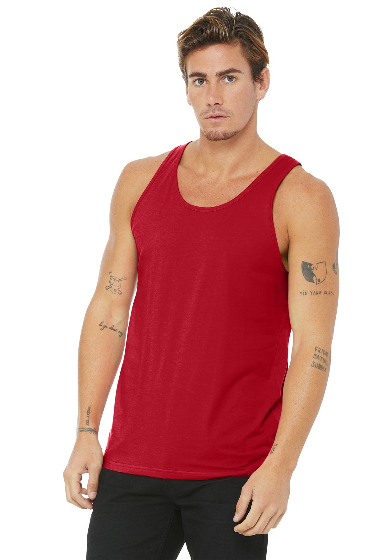 Bella+Canvas 3480 Unisex Jersey Tank - Red