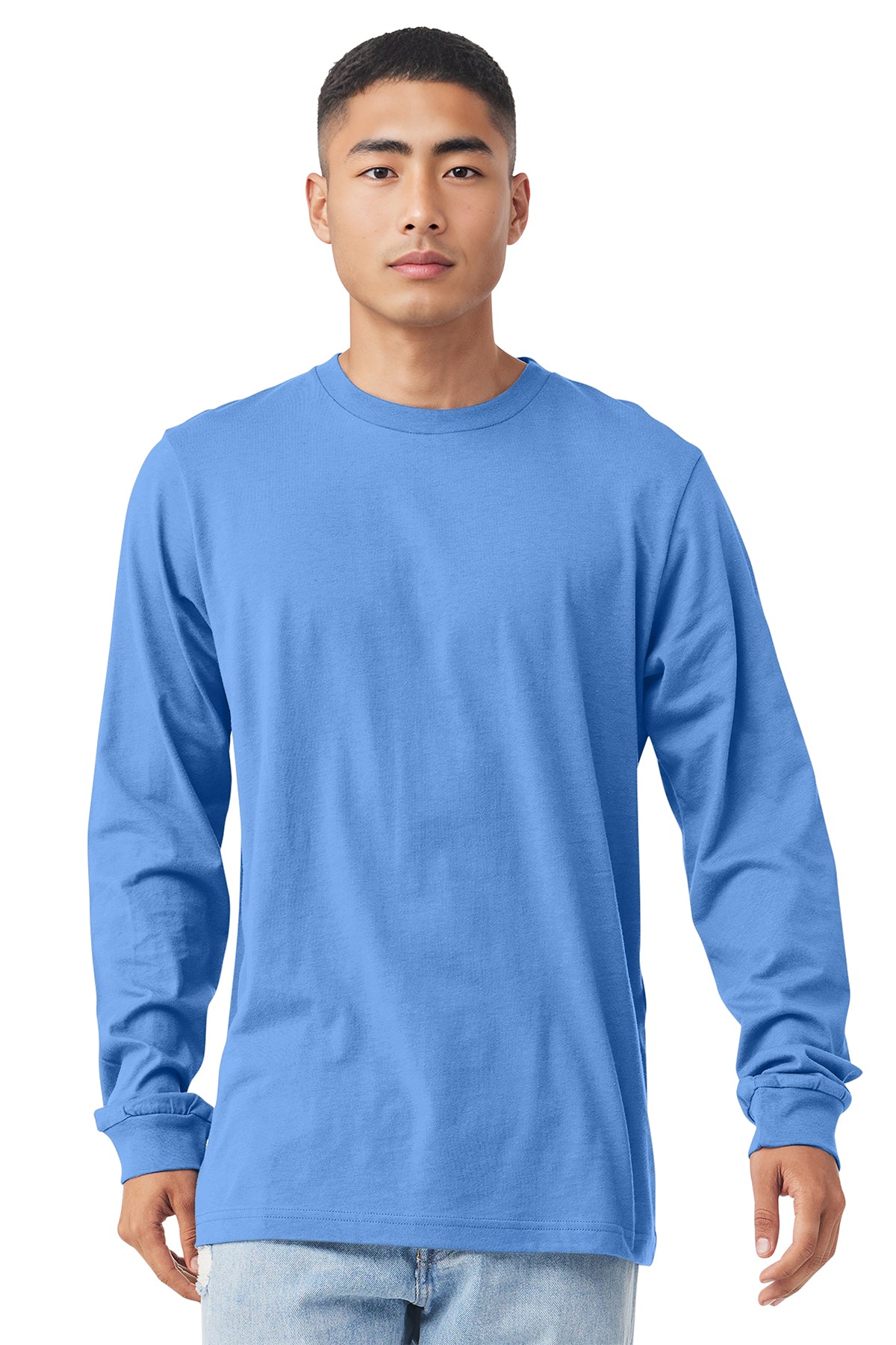 3501 Bella + Canvas Unisex Jersey Long-Sleeve T-Shirt - Carolina Blue
