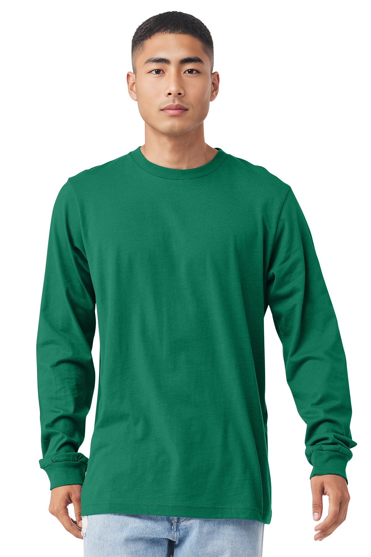 3501 Bella + Canvas Unisex Jersey Long-Sleeve T-Shirt - Kelly