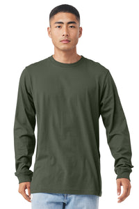 3501 Bella + Canvas Unisex Jersey Long-Sleeve T-Shirt - Military Green