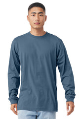 3501 Bella + Canvas Unisex Jersey Long-Sleeve T-Shirt - Steel Blue