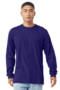 3501 Bella + Canvas Unisex Jersey Long-Sleeve T-Shirt - Team Purple