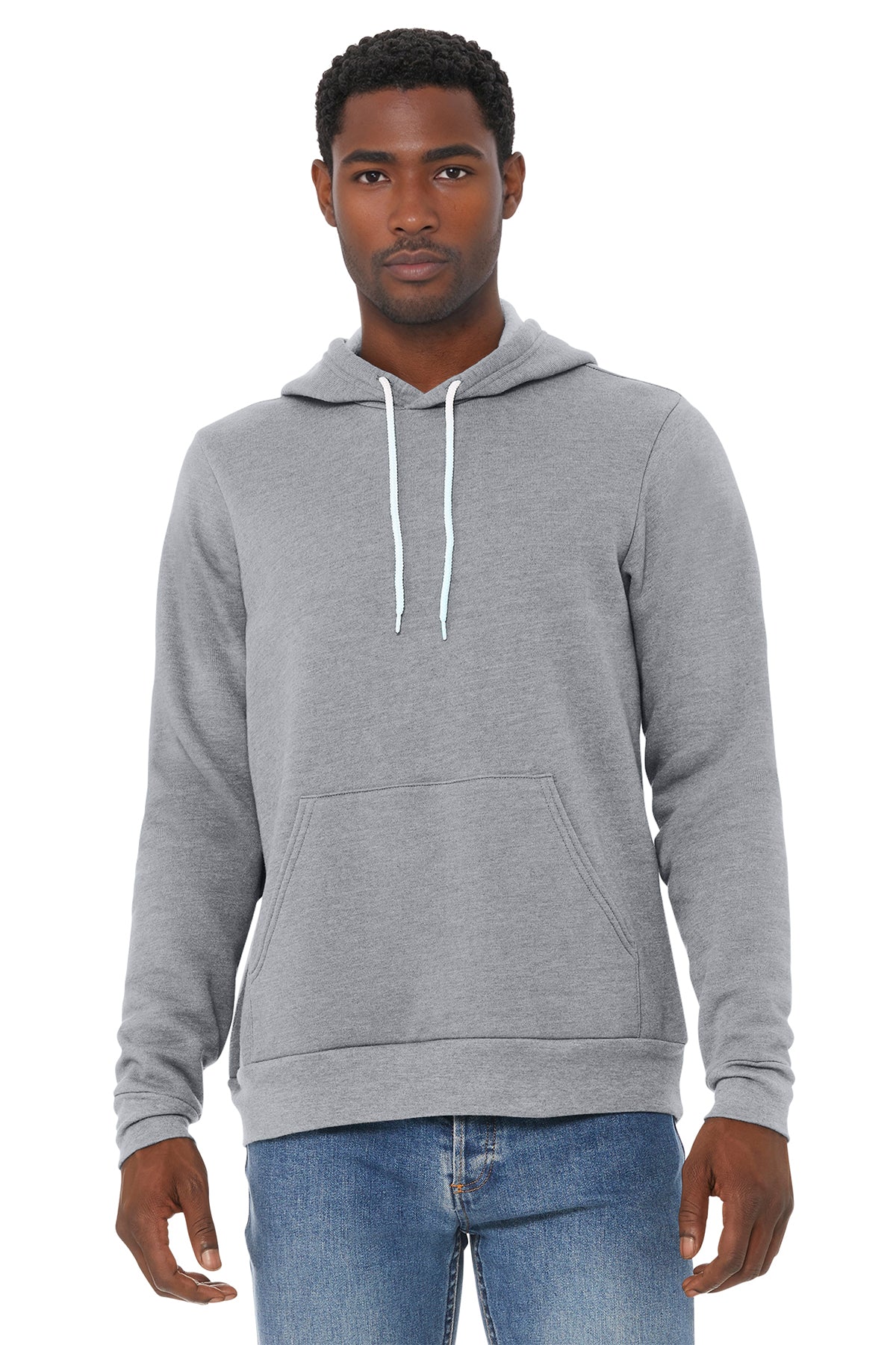 Bella+Canvas 3719 Fleece Pullover Hoodie - Athletic Heather