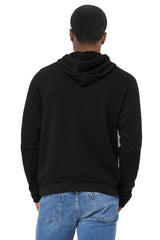 Bella+Canvas 3719 Fleece Pullover Hoodie - Black back