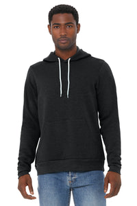 Bella+Canvas 3719 Fleece Pullover Hoodie - Black Heather