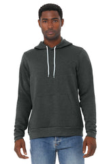 Bella+Canvas 3719 Fleece Pullover Hoodie - Dark Grey Heather