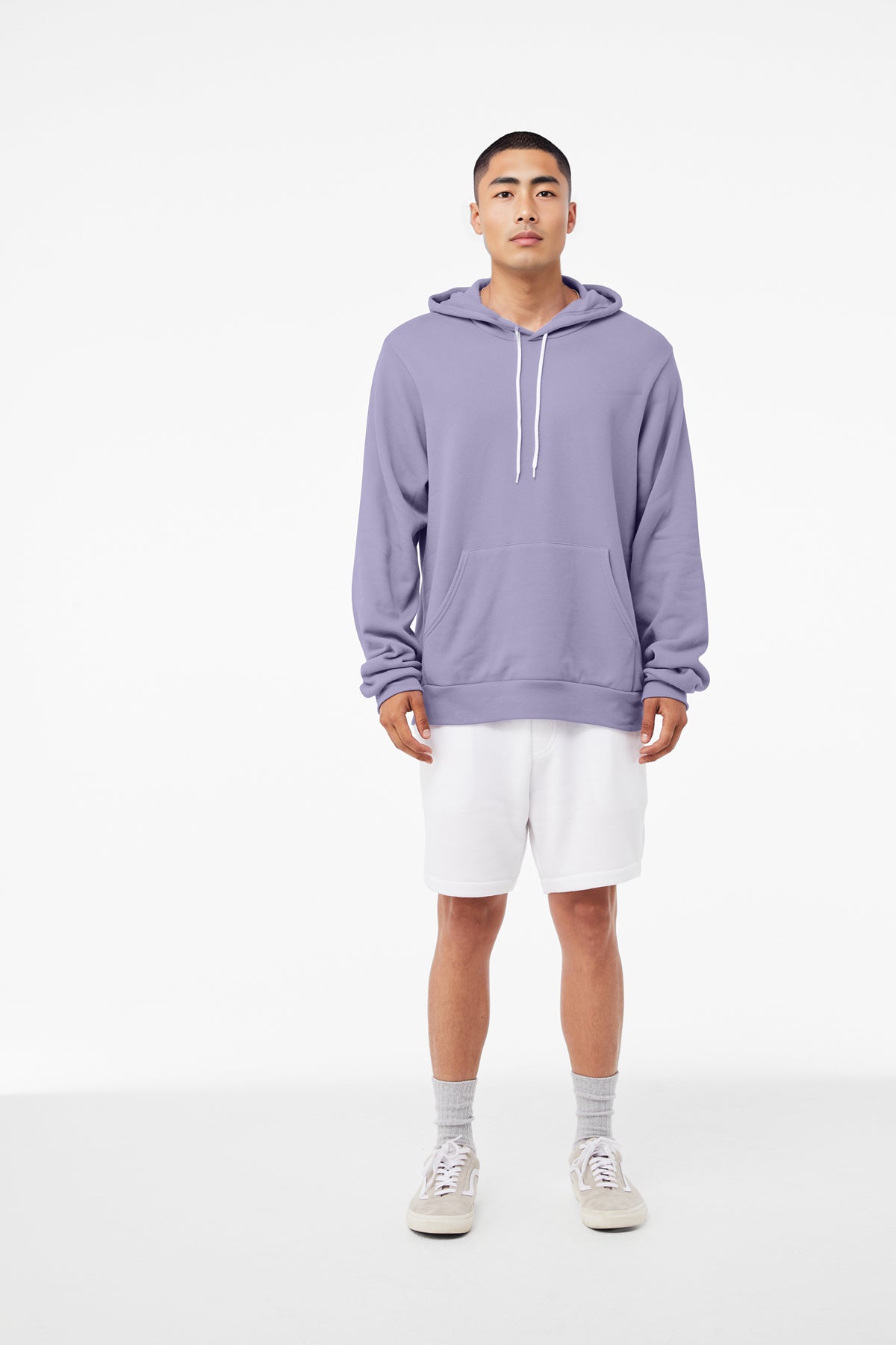 Bella+Canvas 3719 Fleece Pullover Hoodie - Dark Lavender