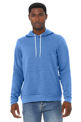 Bella+Canvas 3719 Fleece Pullover Hoodie - Heather Columbia Blue