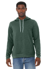 Bella+Canvas 3719 Fleece Pullover Hoodie - Heather Forest