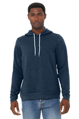 Bella+Canvas 3719 Fleece Pullover Hoodie - Heather Navy