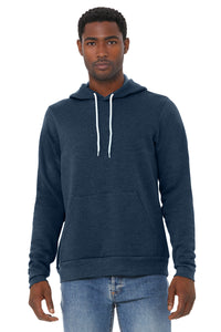 Bella+Canvas 3719 Fleece Pullover Hoodie - Heather Navy