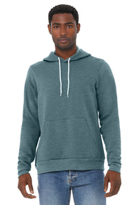 Bella+Canvas 3719 Fleece Pullover Hoodie - Heather Slate