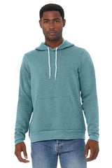 Bella+Canvas 3719 Fleece Pullover Hoodie - Heather Blue Lagoon