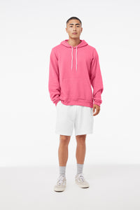 Bella+Canvas 3719 Fleece Pullover Hoodie - Heather Charity Pink