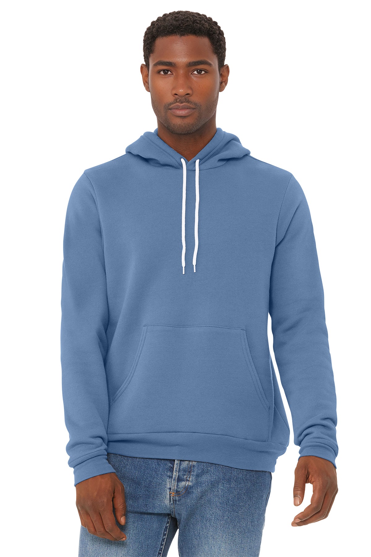 Bella+Canvas 3719 Fleece Pullover Hoodie - Lavender Blue