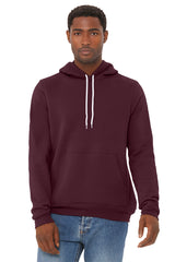 Bella+Canvas 3719 Fleece Pullover Hoodie - Maroon