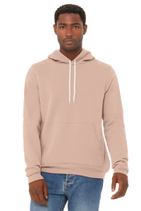 Bella+Canvas 3719 Fleece Pullover Hoodie - Peach