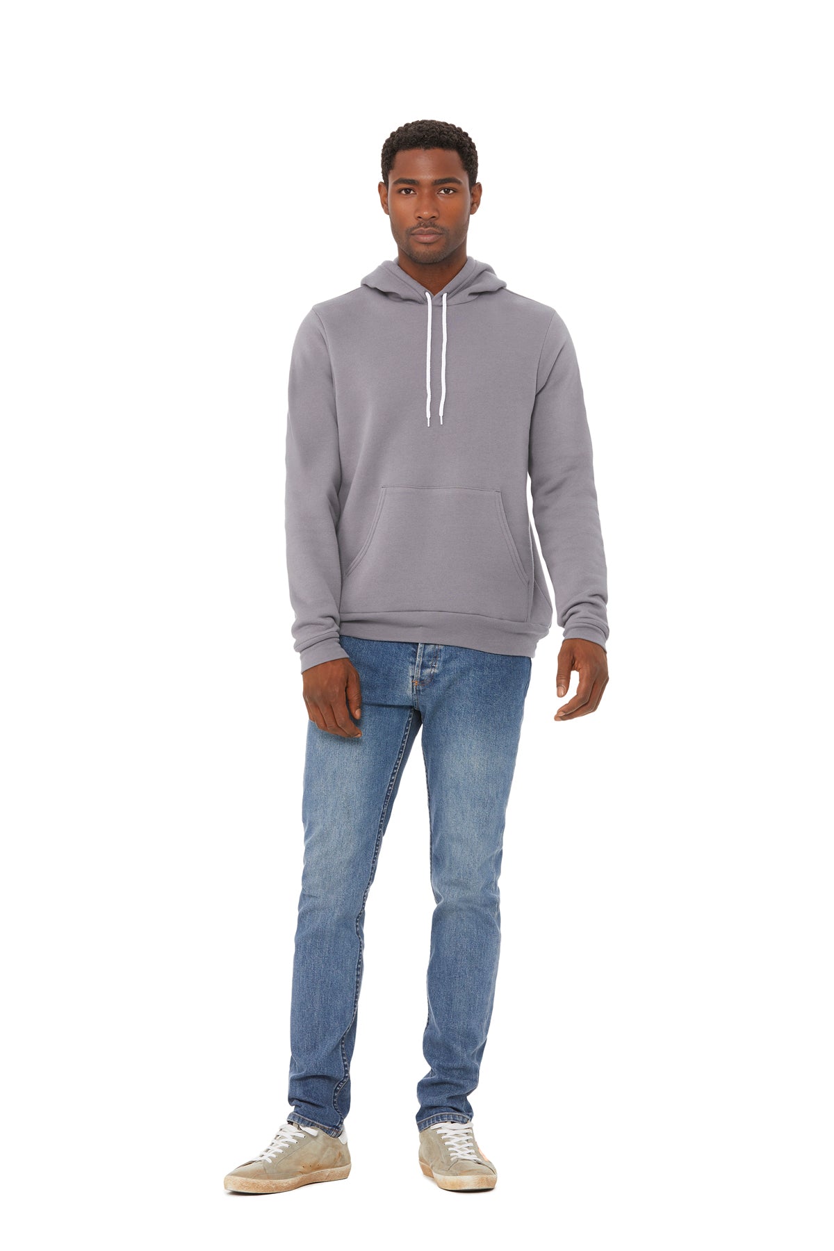 Bella+Canvas 3719 Fleece Pullover Hoodie - Storm