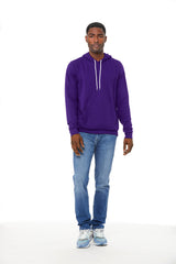 Bella+Canvas 3719 Fleece Pullover Hoodie - Team Purple
